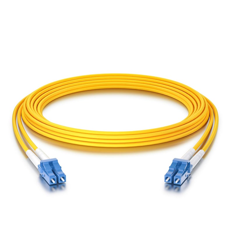 ipolex LC to LC Fiber Patch Cable Single Mode Duplex - 1m(3ft) - OS2 Fiber Optic Cable Cord Jumper- LSZH 9/125Î¼m, 10Gb/Gigabit, SMF, Yellow - Image 5